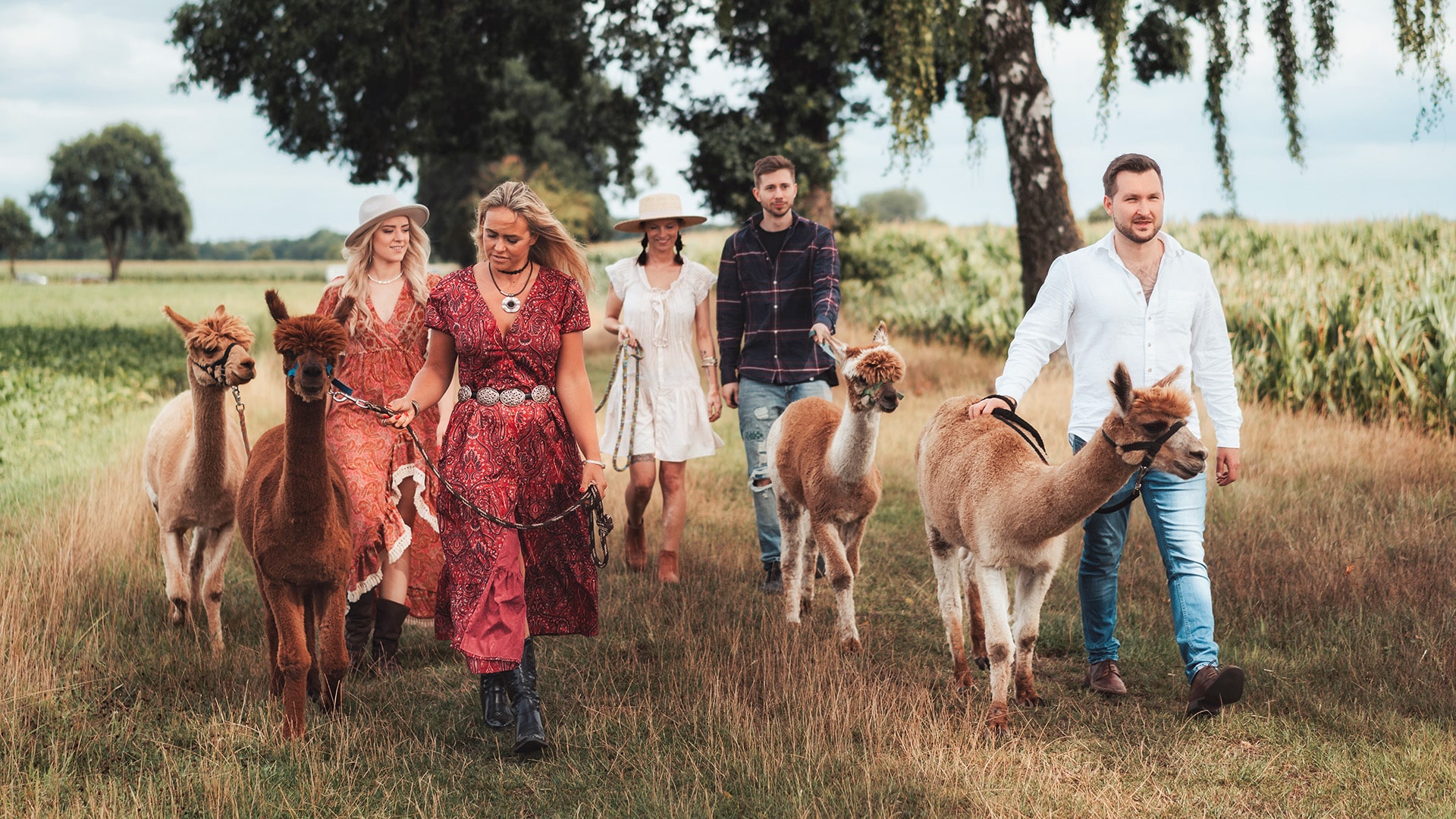 Alpaka Wanderung Walsrode