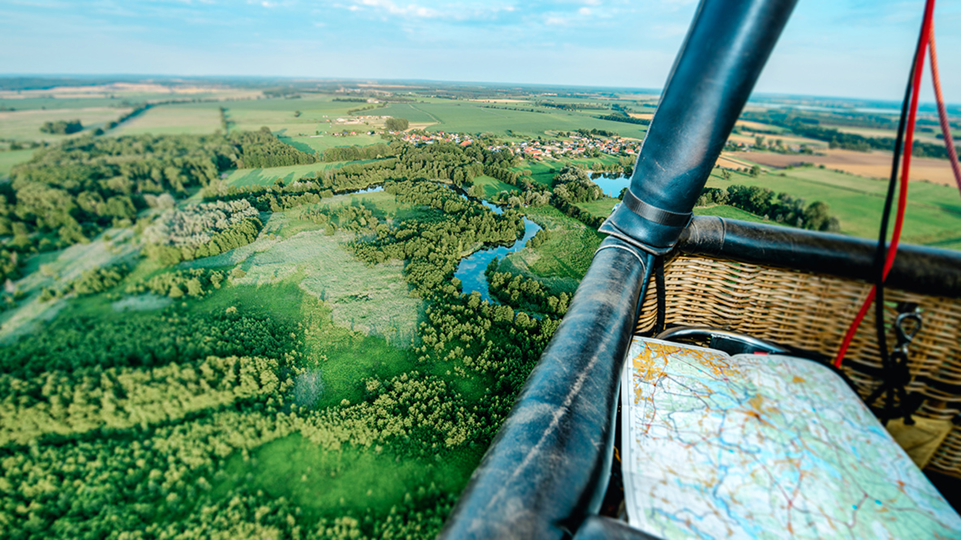 Alpen-Panorama Ballonfahrt Sindelsdorf