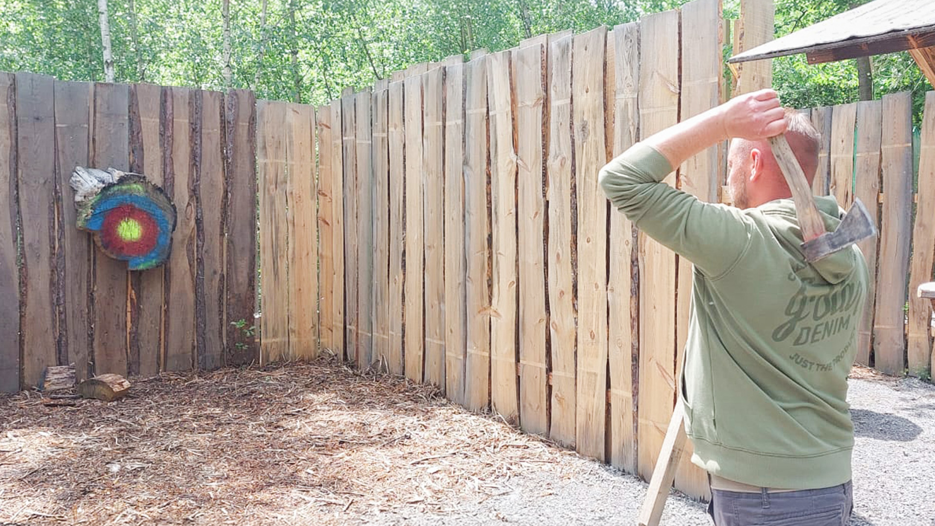 Axtwerfen Großpösna