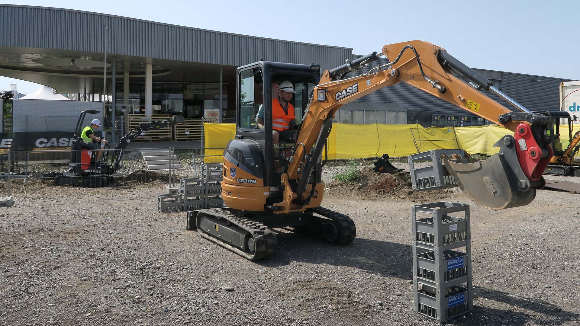 Bagger Erlebnis Gossau (kleiner Bagger)