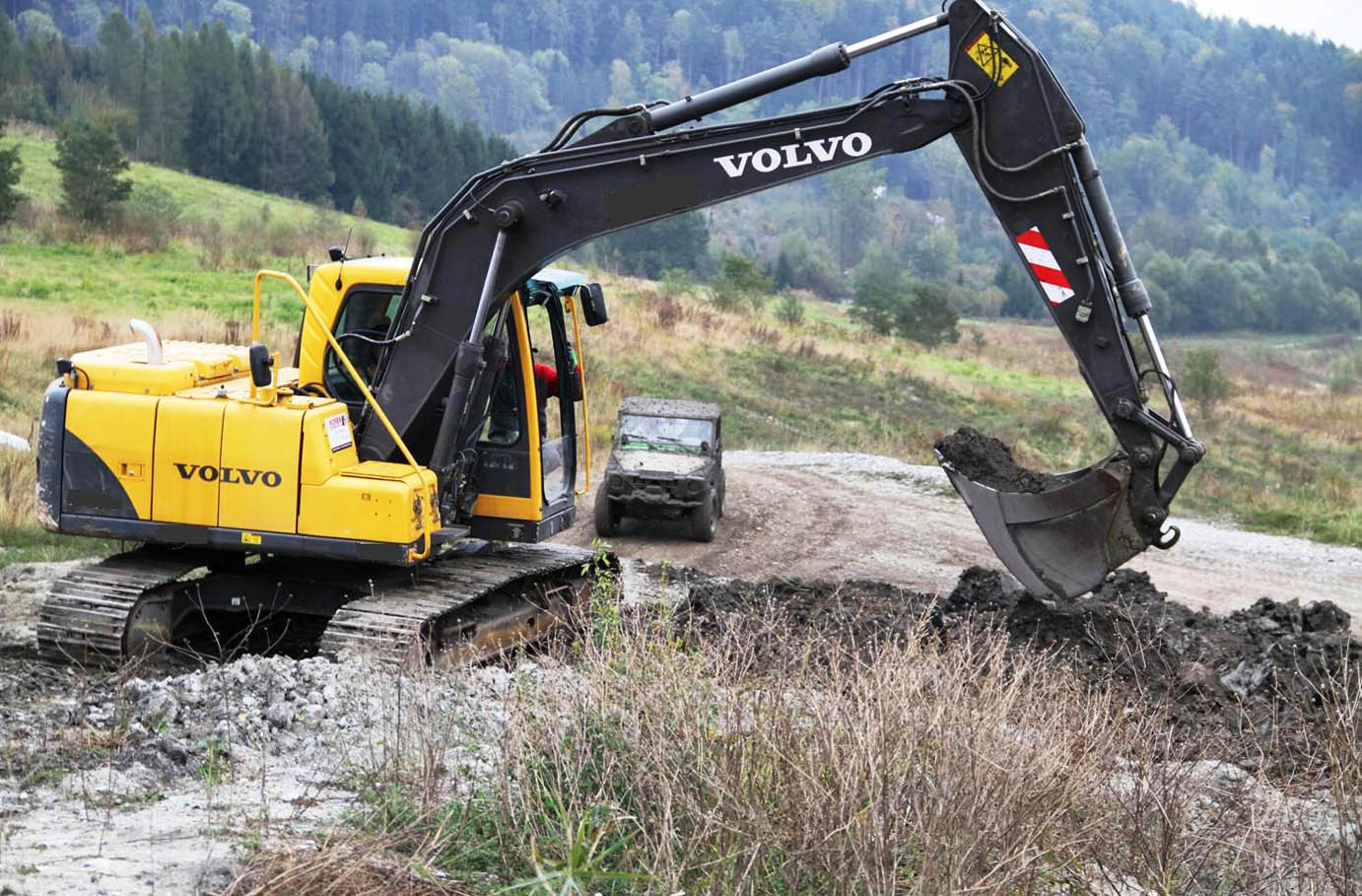 Baggerfahren in der Steiermark