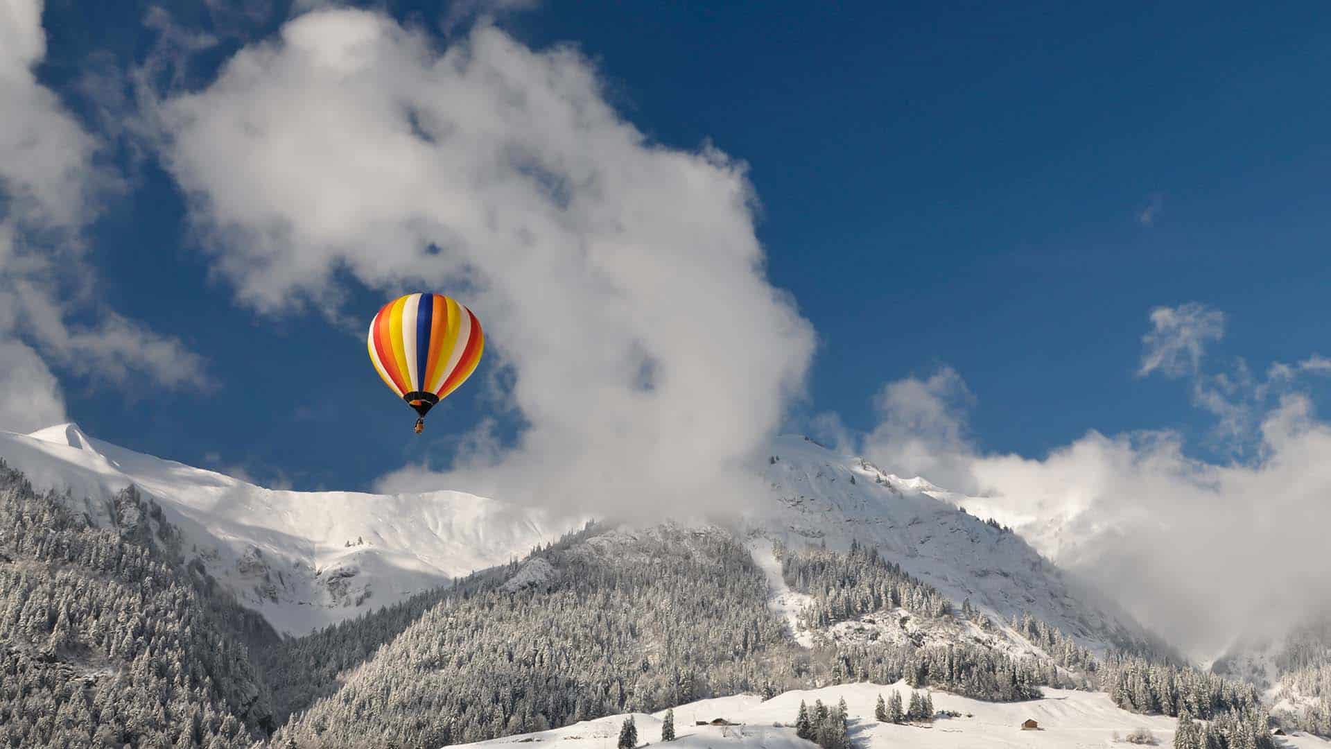 Ballonfahrt Winterzauber Oy Mittelberg