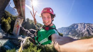 Canyoning & Mega Swing im Ötztal