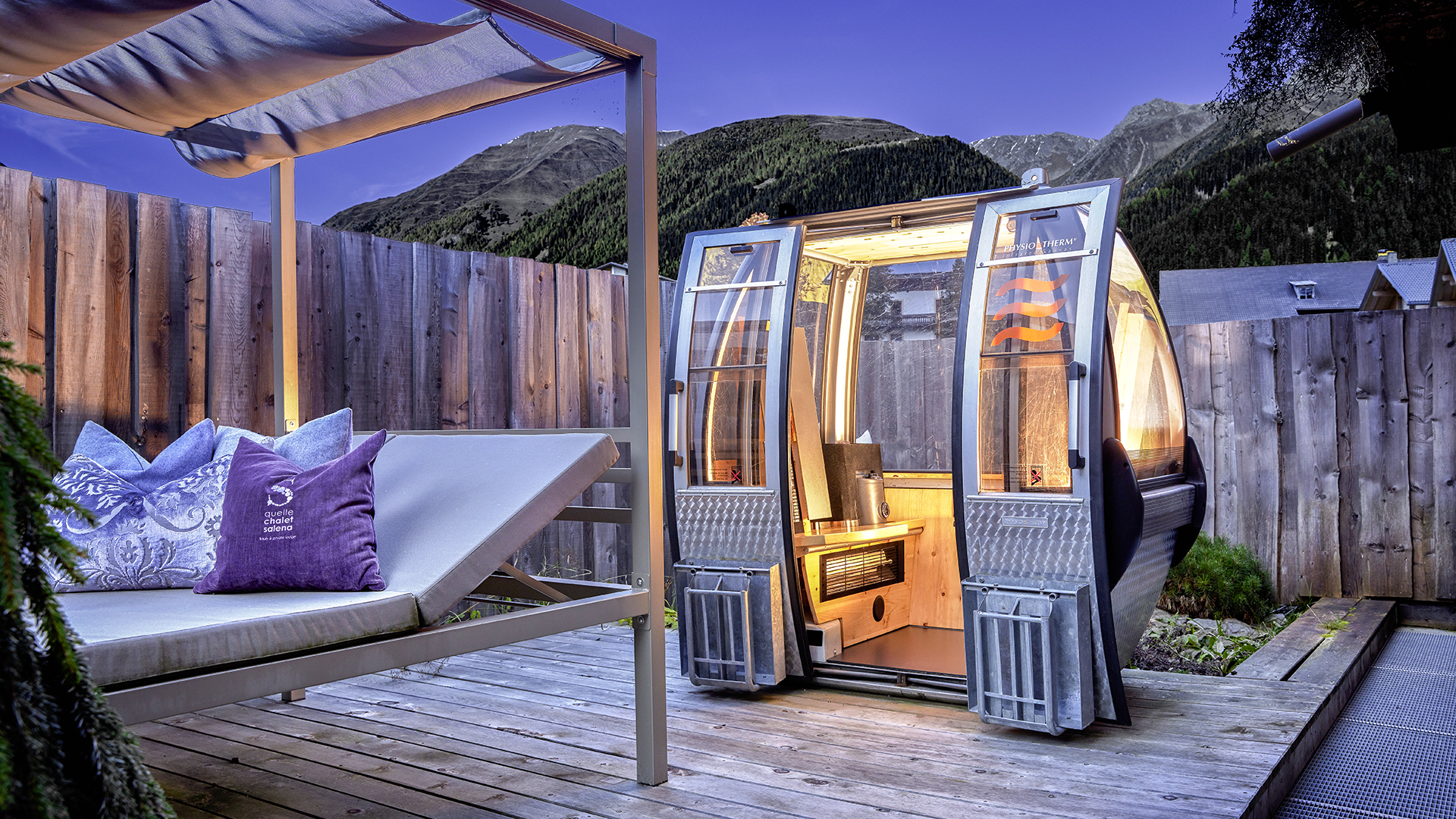 Chalet mit Gondelsauna Gsies für 2 (1 Nacht)