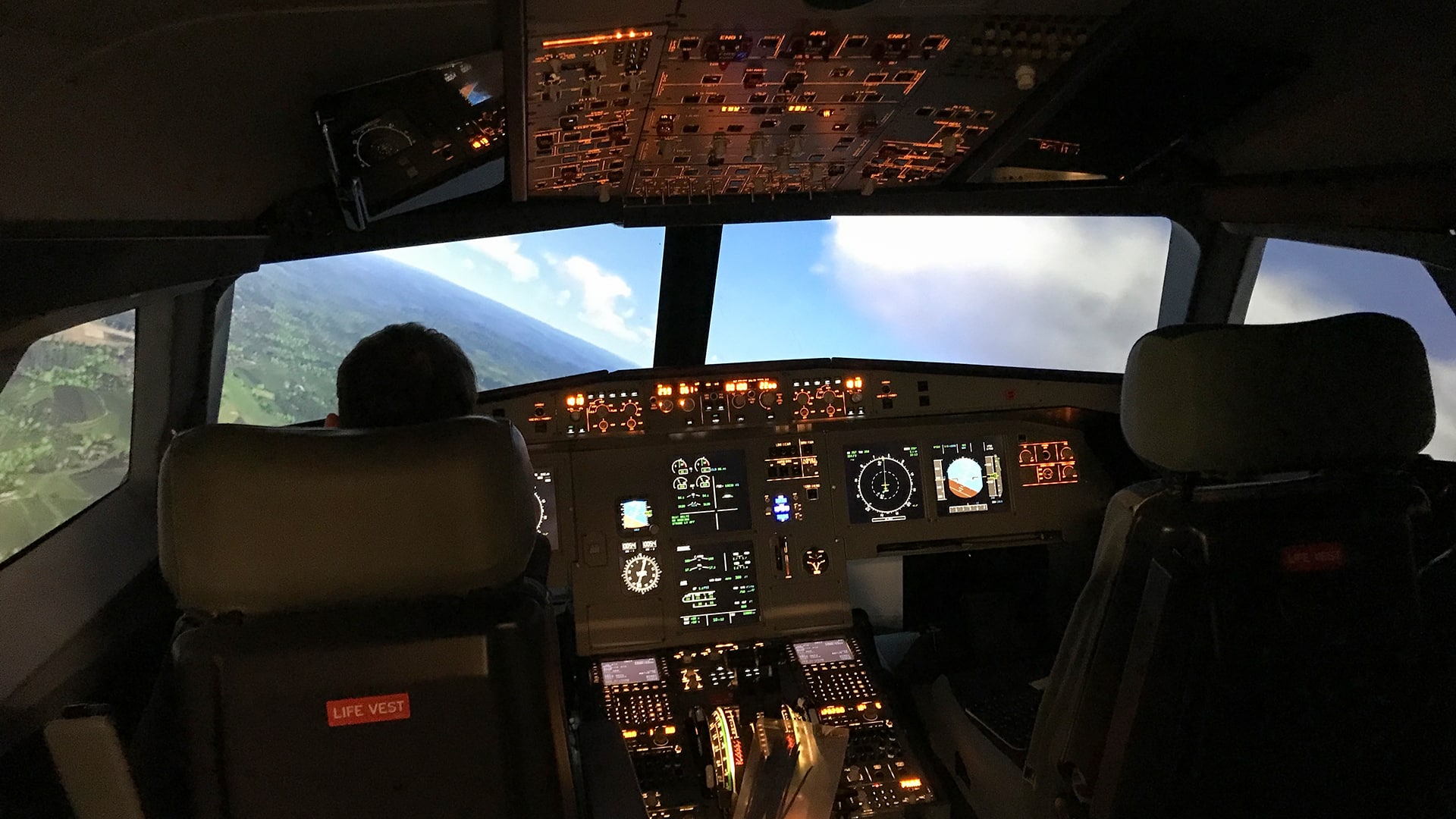 Flugsimulator Gensingen (A380 - Business)
