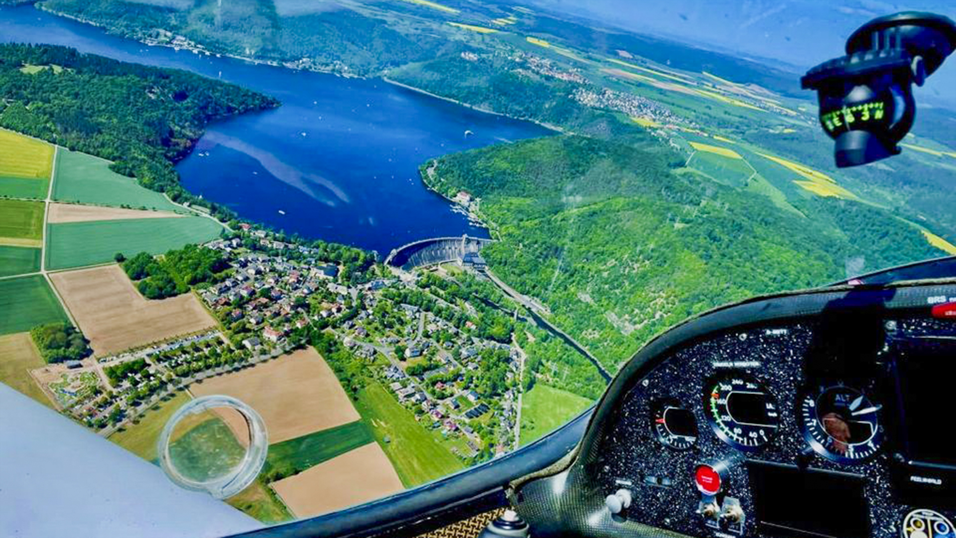 Flugzeug Rundflug Waldeck (15 Min.)