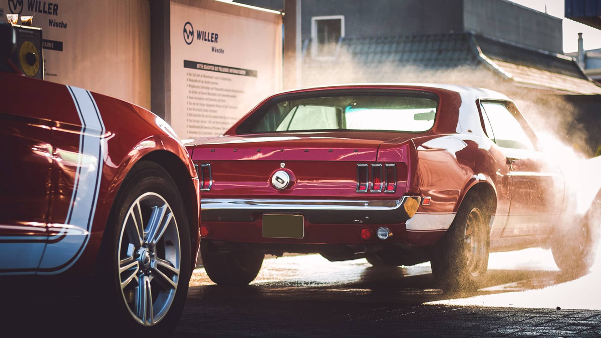 Ford Mustang Oldtimer Tagestour Wismar