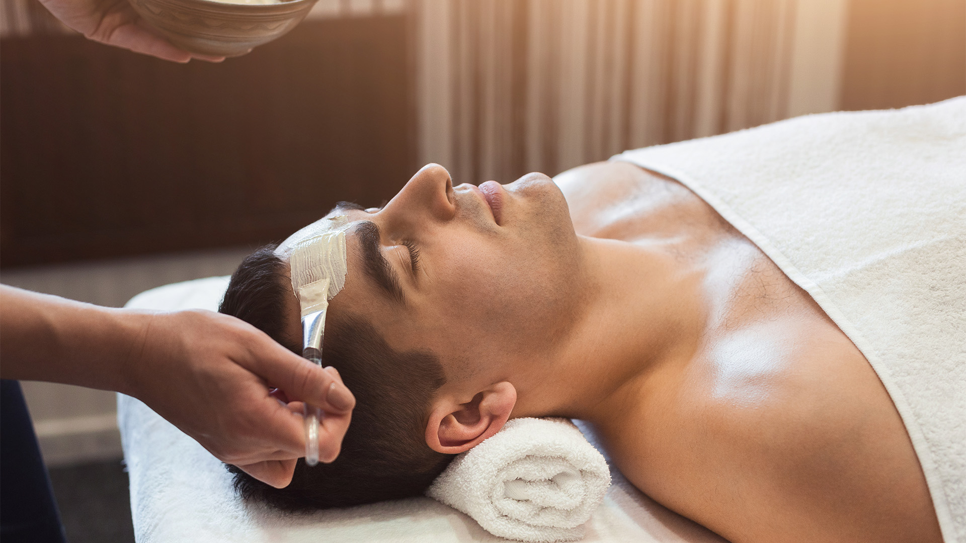 Gesichtsbehandlung Wellness für Männer München