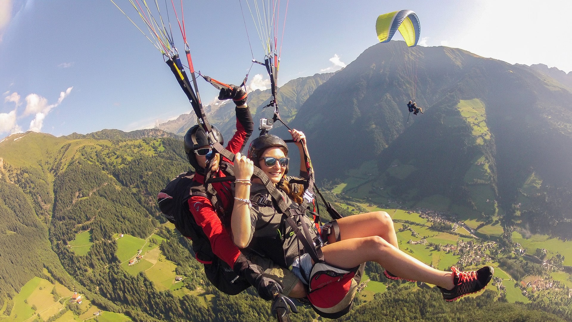Gleitschirm Tandemflug Meransen für 2