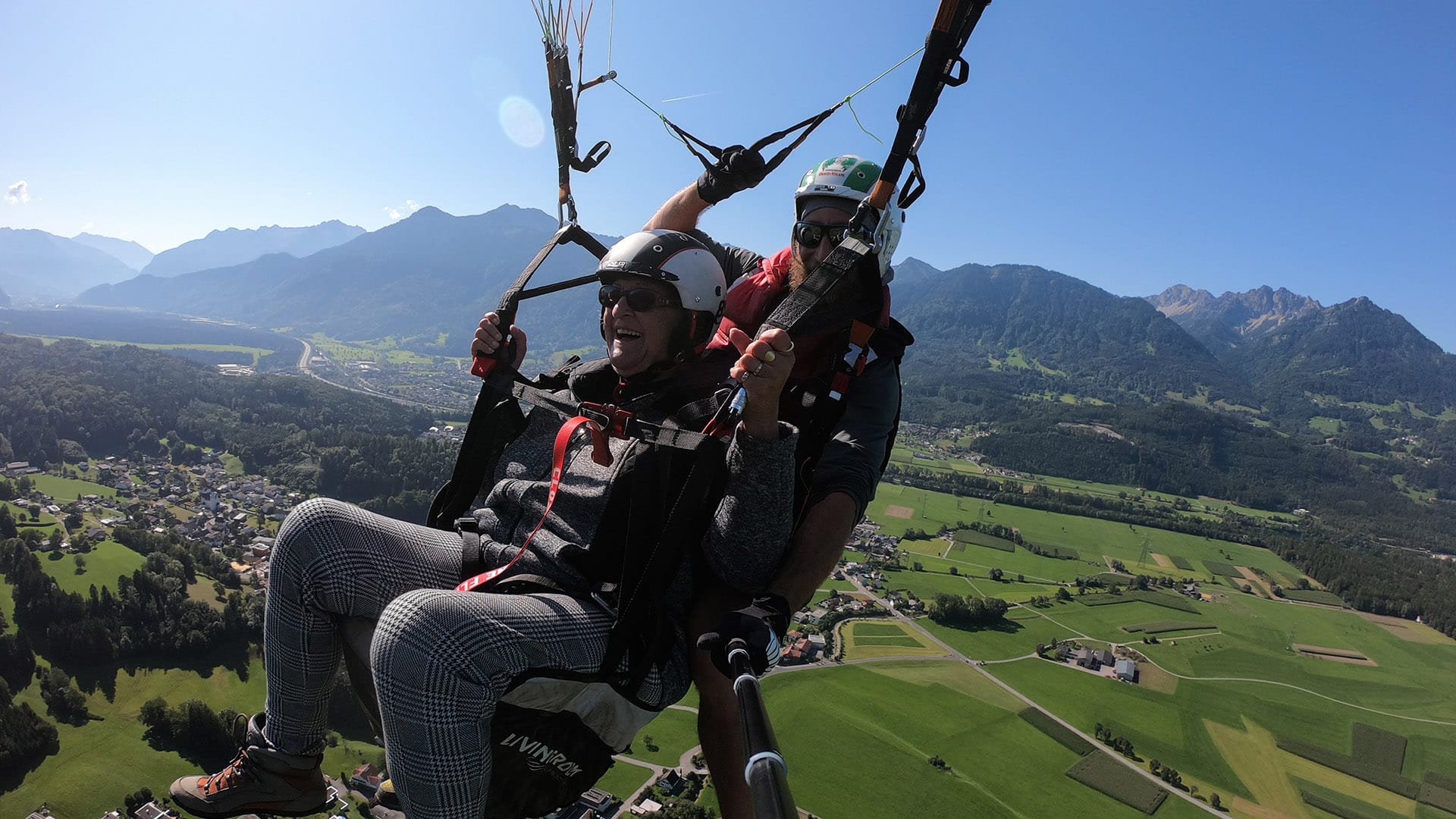 Gleitschirm Tandemflug Schnifis