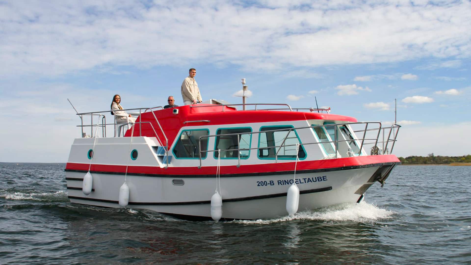 Hausboot-Übernachtung Zeuthen für 5 (4 Nächte)