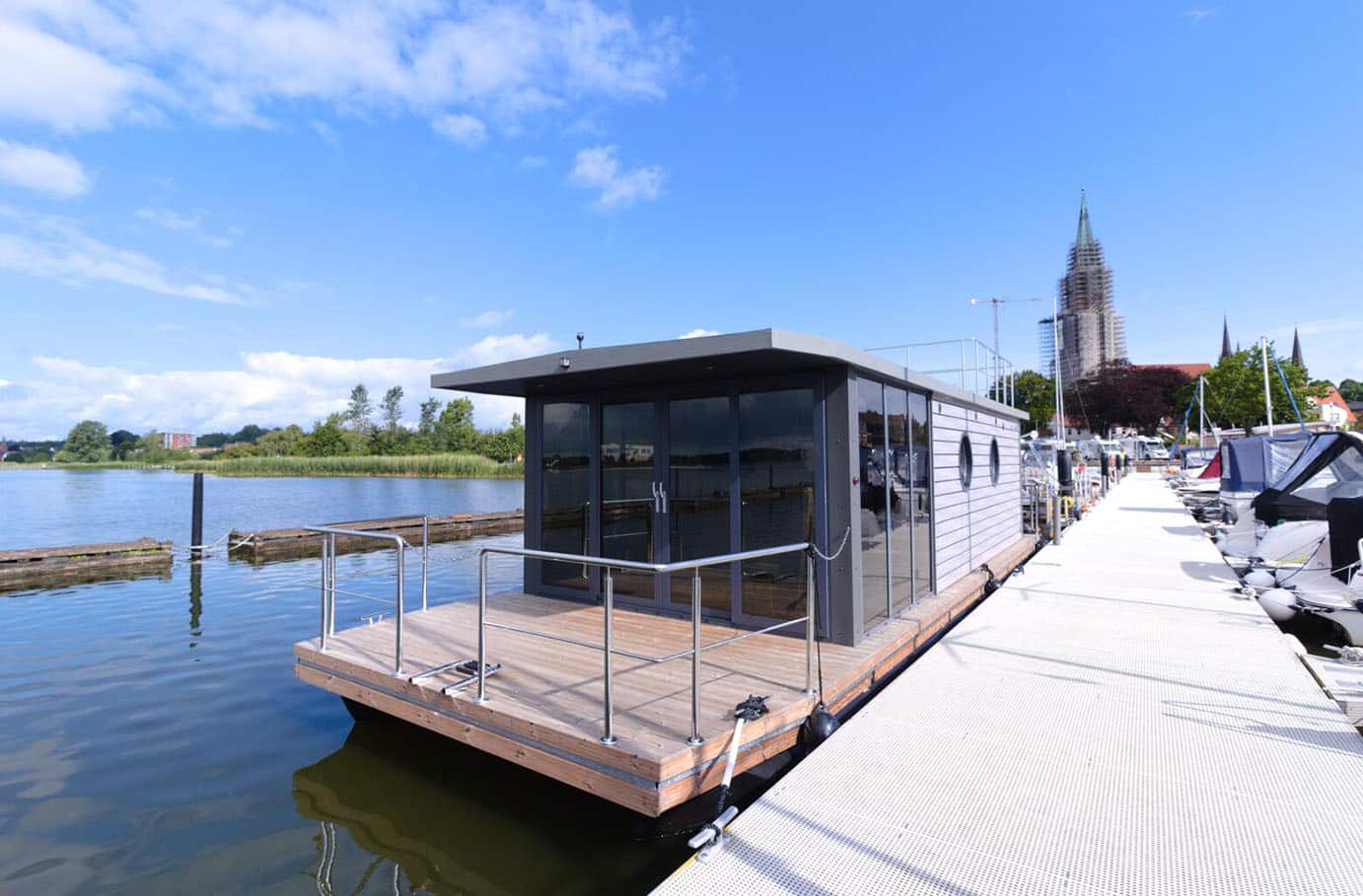 Hausboot Übernachtung mit Sauna Schleswig für 4 (4 Nächte)