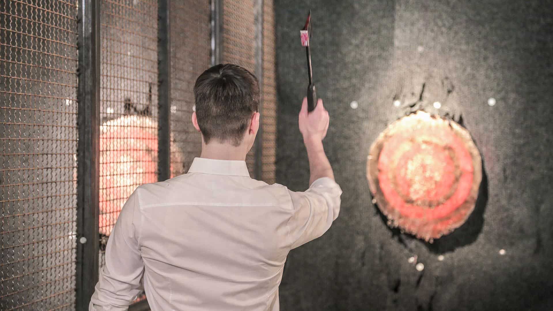 Indoor Axtwerfen Würzburg für 2 (2 Stunden)