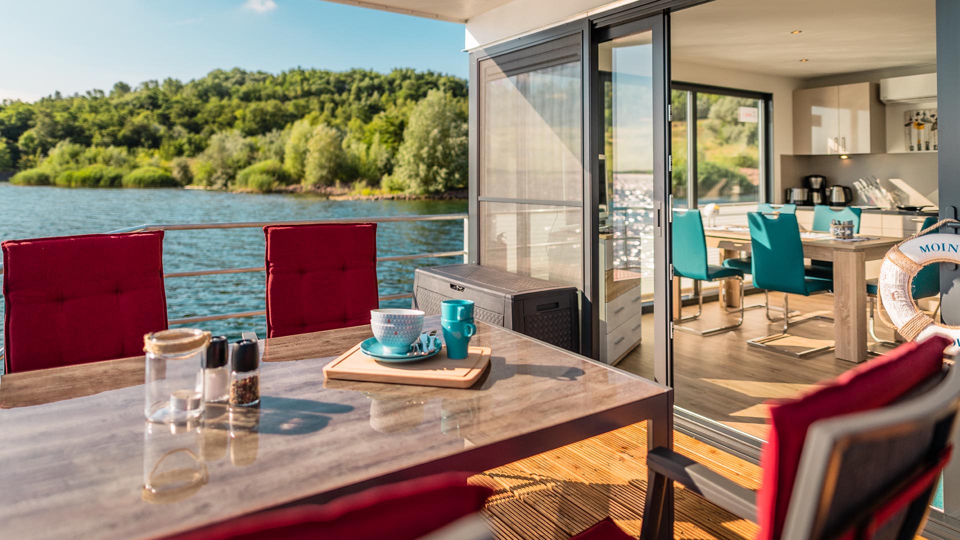 Kurzurlaub im Floating House Mücheln (2 Nächte)