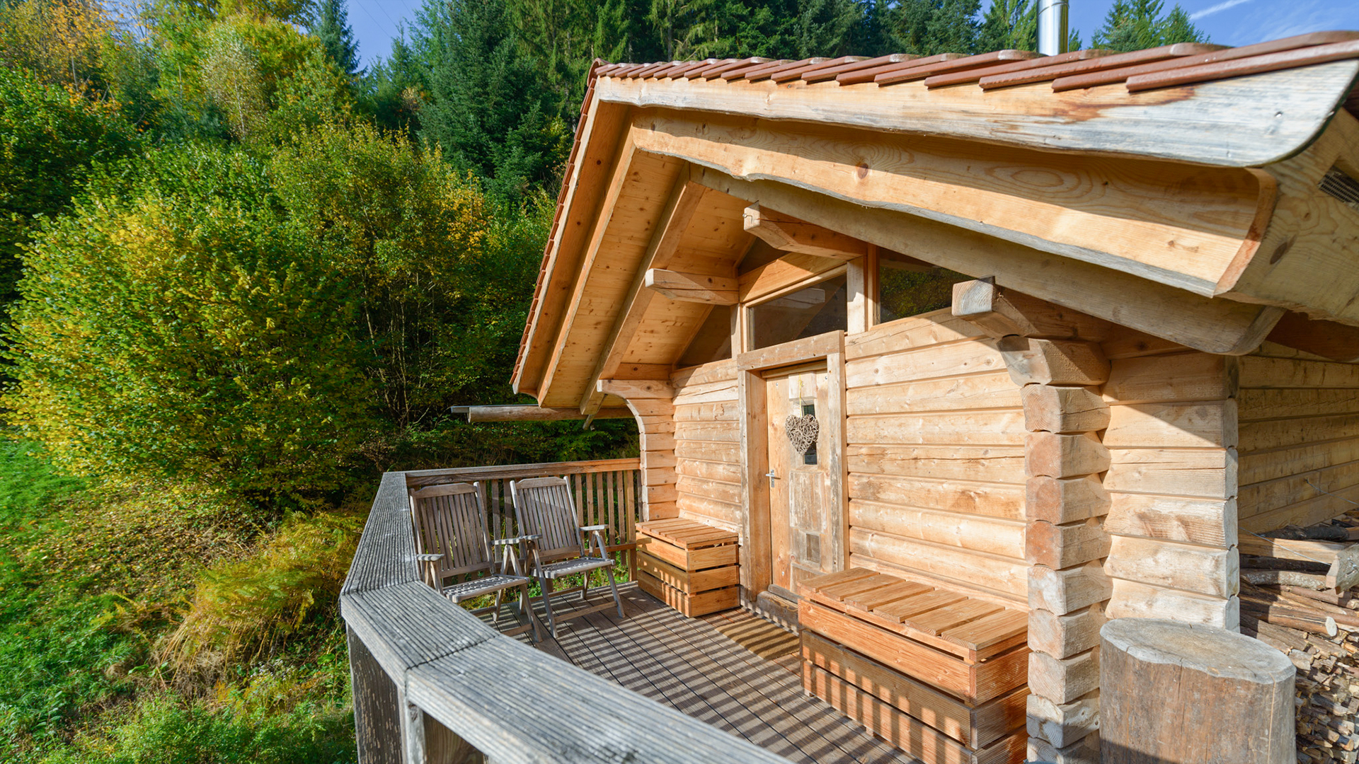 Kuschelnacht in der Blockhütte Schwarzwald für 2 (1 Nacht)