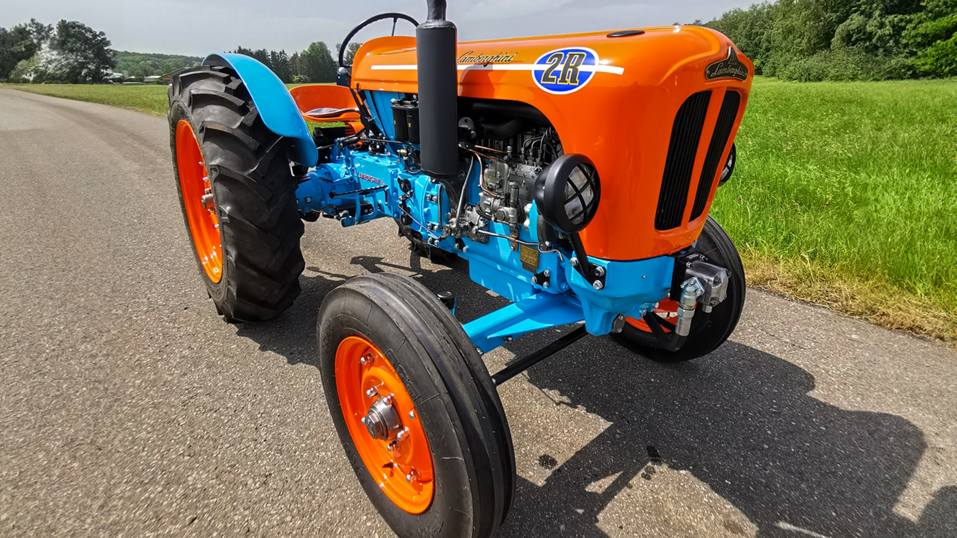 Lamborghini Traktor fahren Sindelfingen (Sonnenaufgang)