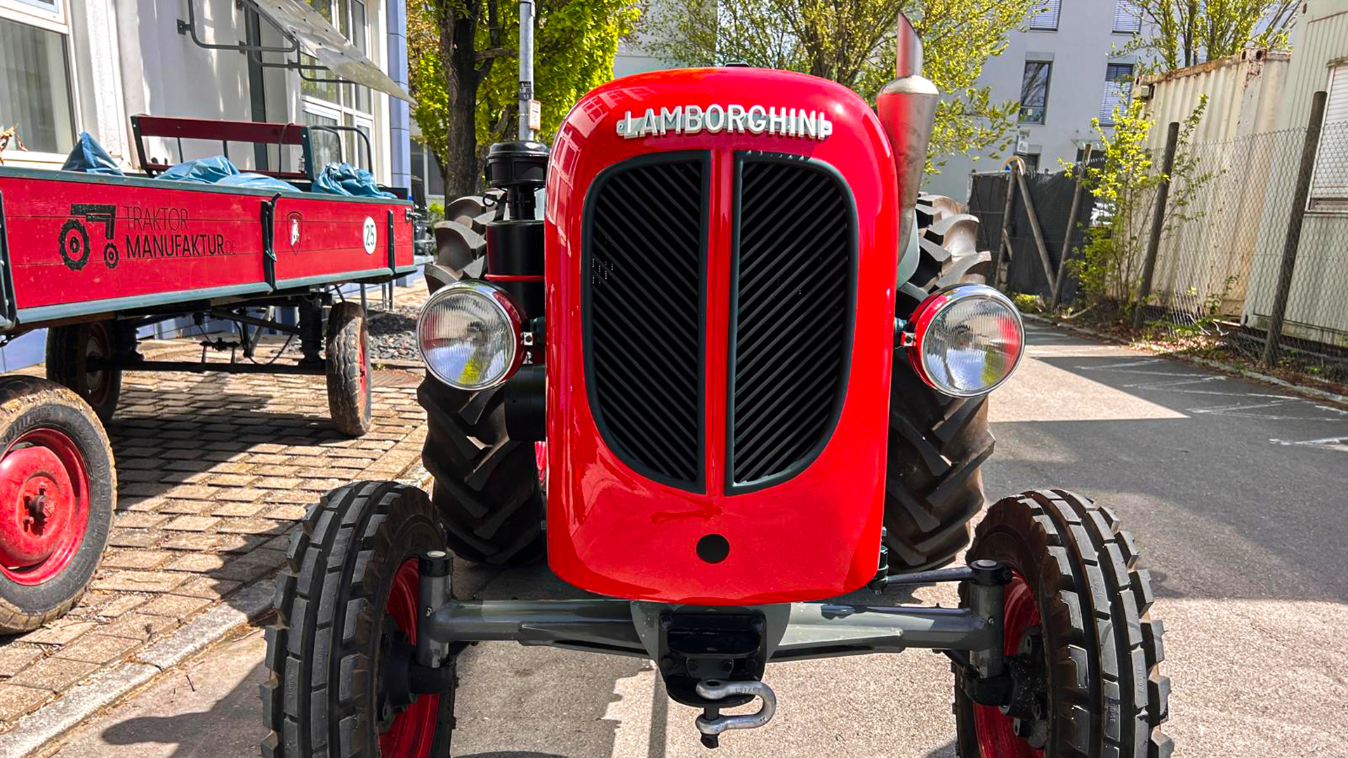 Lamborghini Traktor fahren Sindelfingen (Sonnenuntergang)