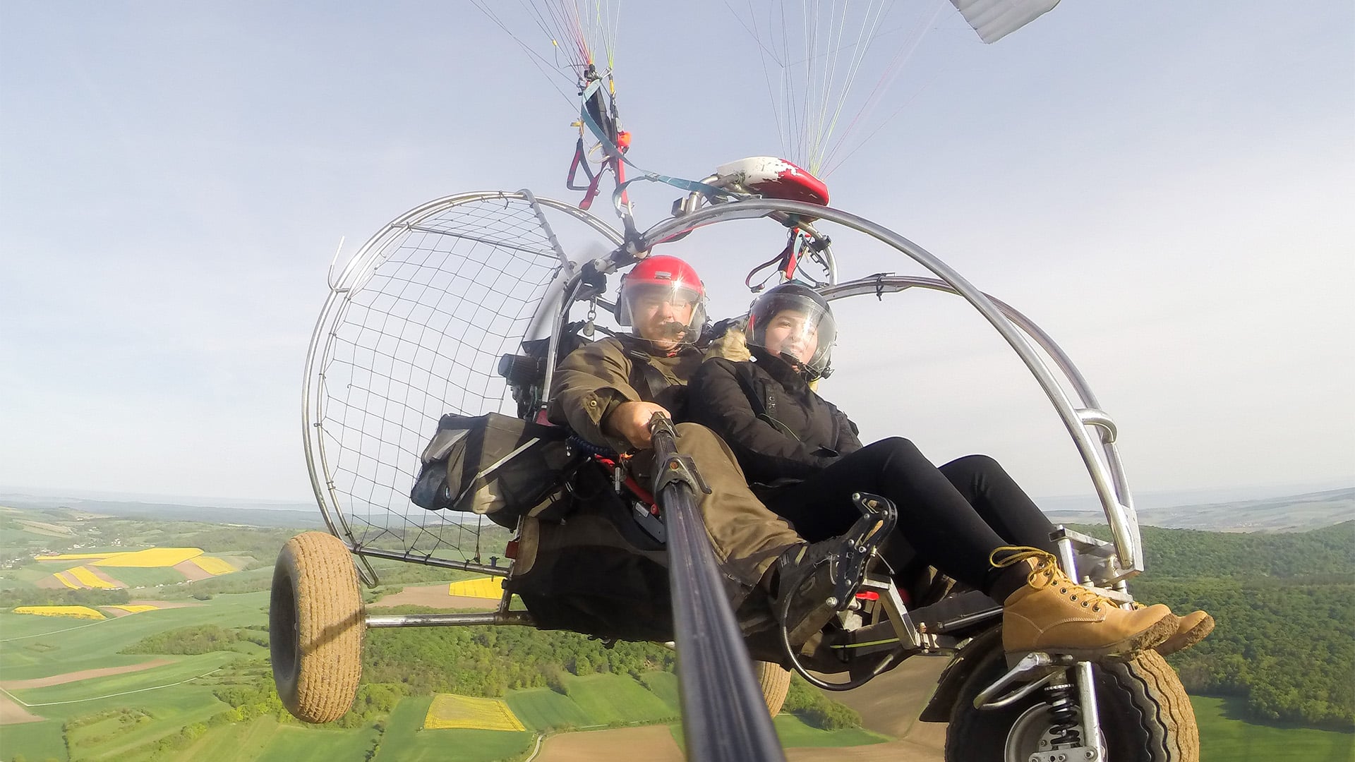 Motorgleitschirm fliegen Gaweinstal (1