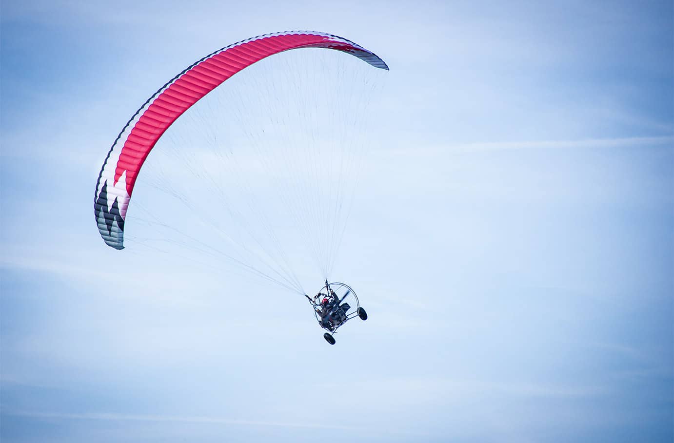 Motorgleitschirm fliegen Gaweinstal