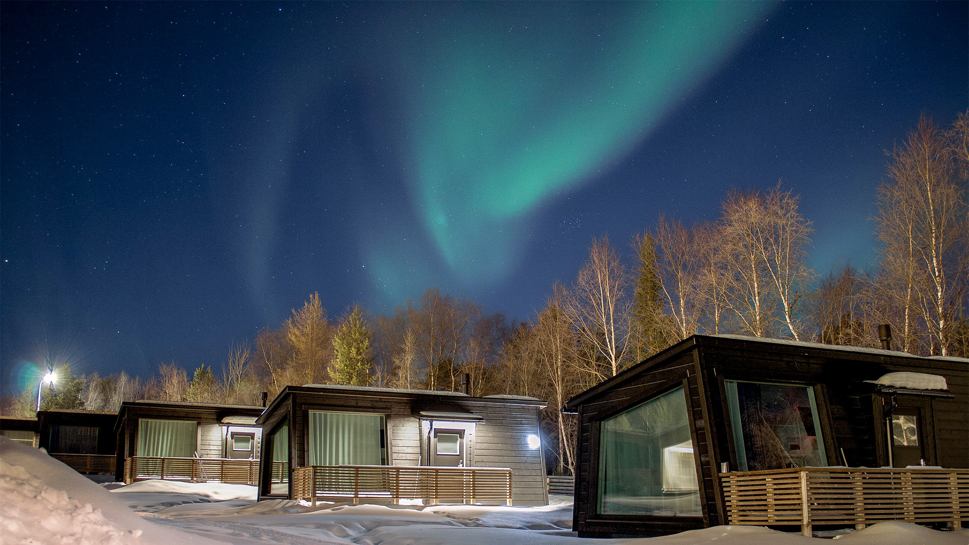 Polarlichterfahrt am See in Inari für 2 (5 Nächte)