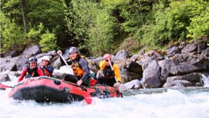 Rafting Tour Immenstadt im Allgäu