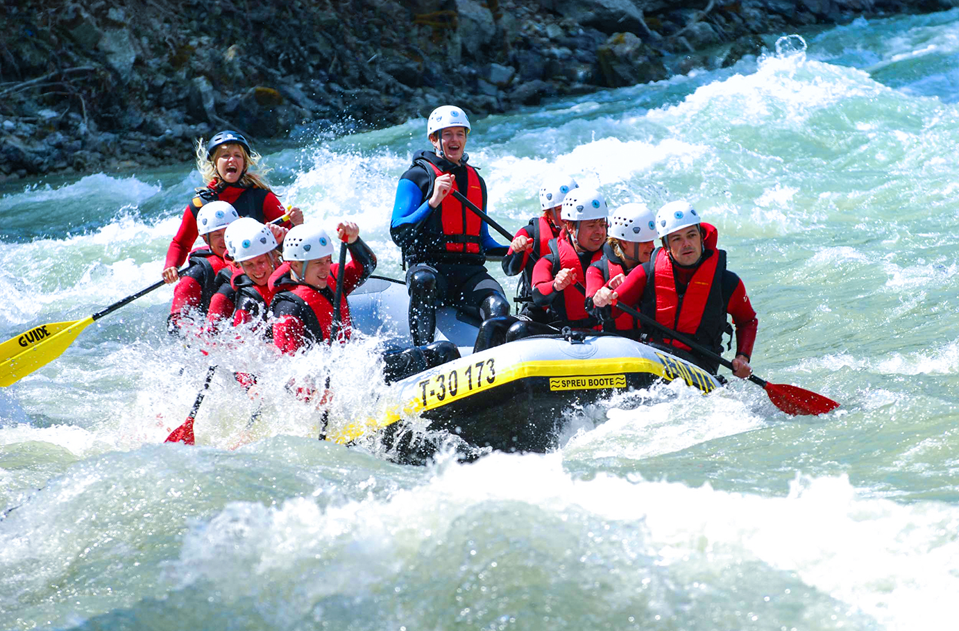 Rafting und Canyoning in der Imster Schlucht
