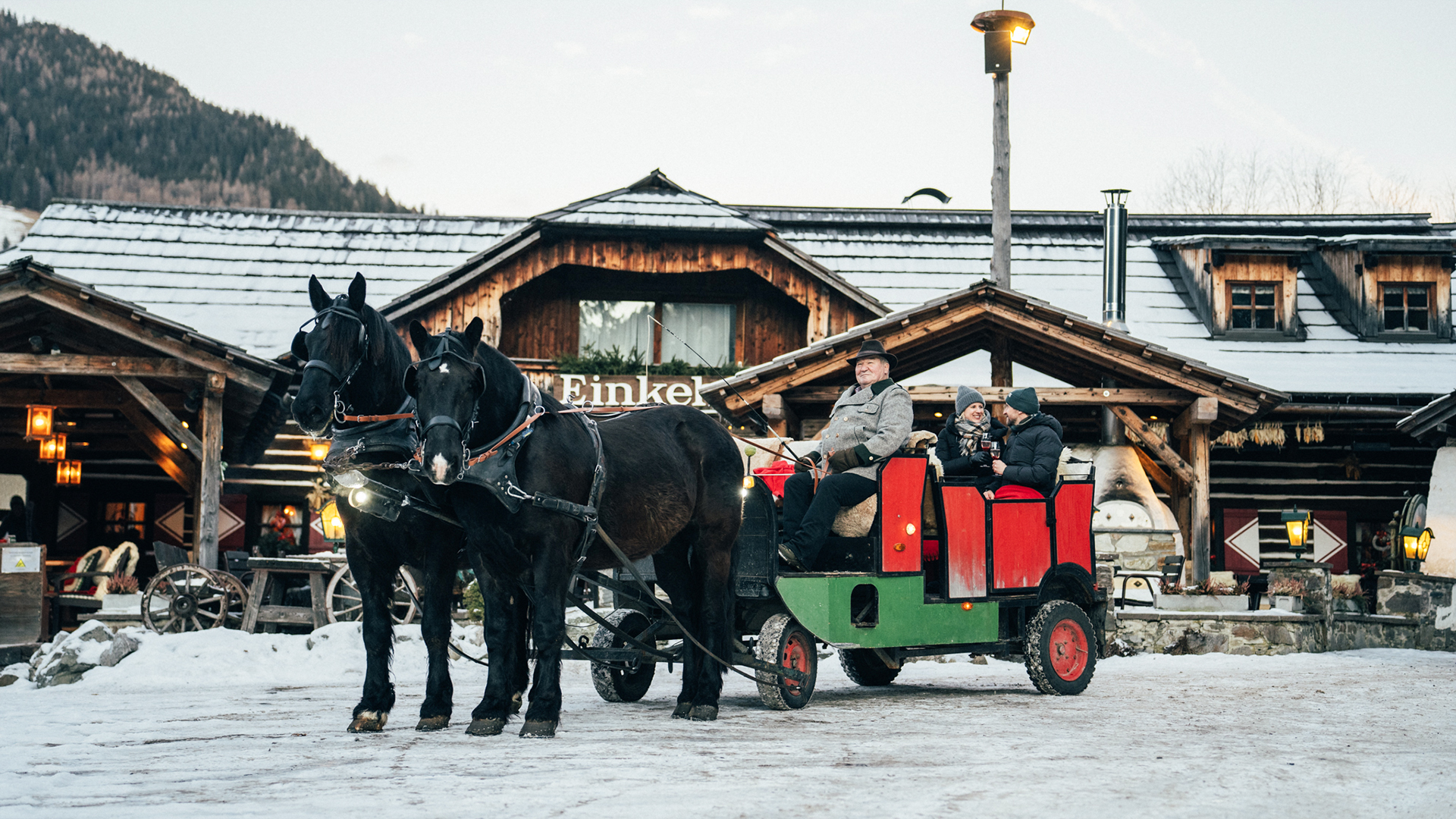 Romantische Pferdekutschenfahrt Bad Kleinkirchheim für 2