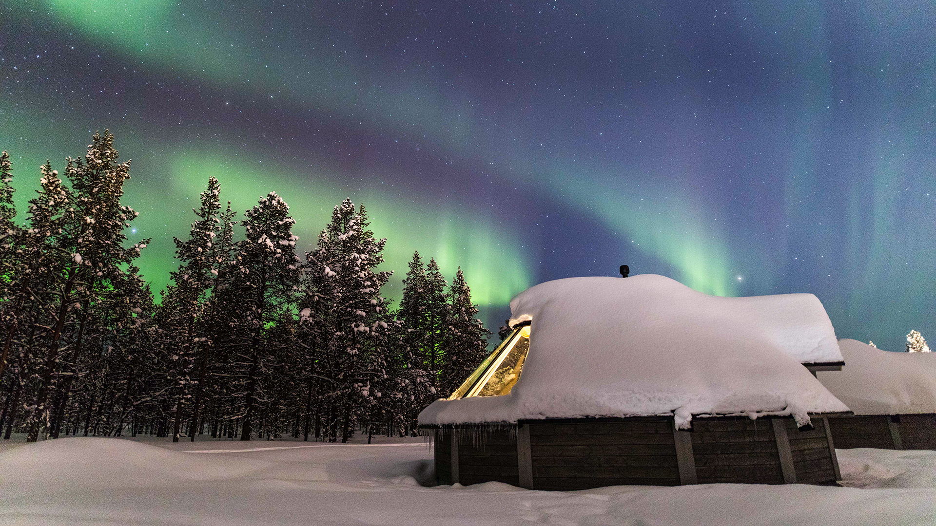 Romantischer Nordlichter-Kurzurlaub in Lappland für 2