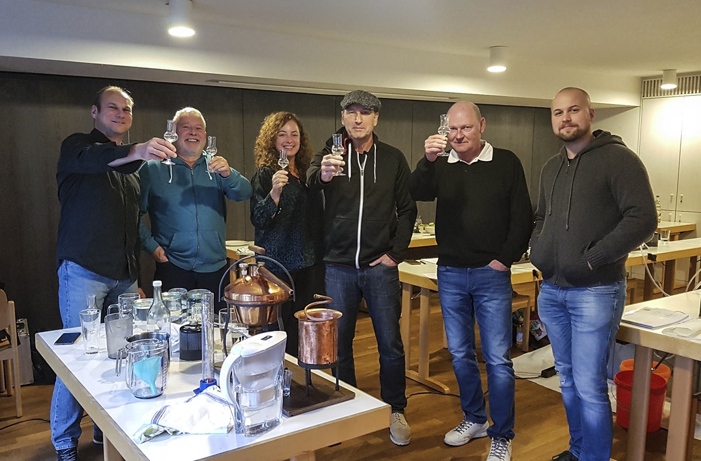 Schnapsbrenn-Seminar und Gin Herstellung München