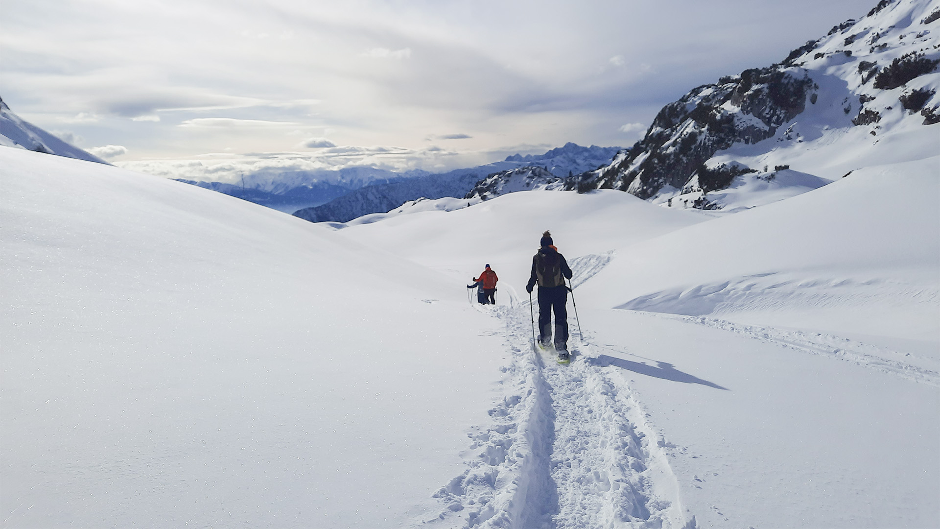 Schneeschuhwanderung im Rofangebirge