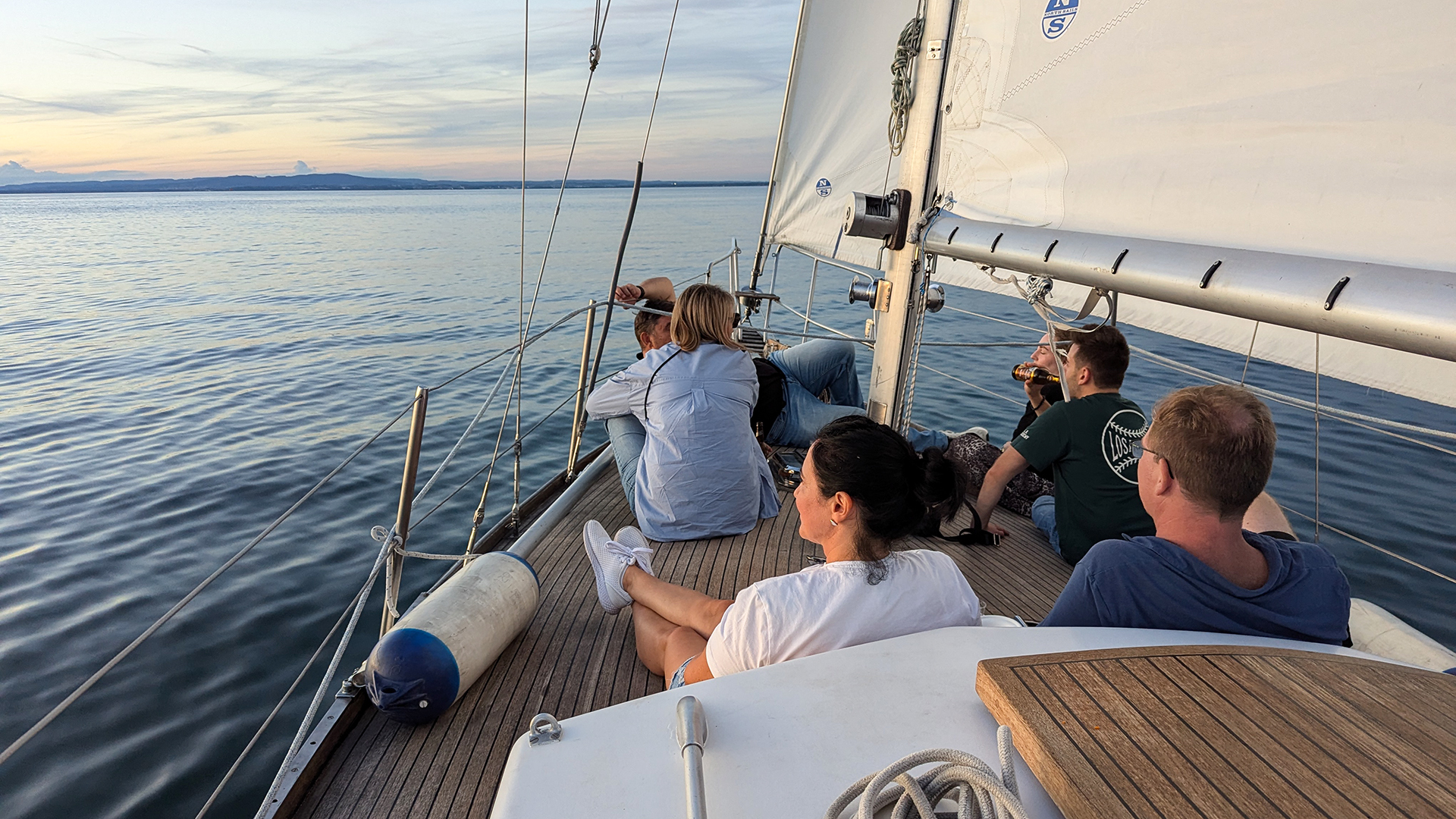 Segeln am Abend Bodensee für 2