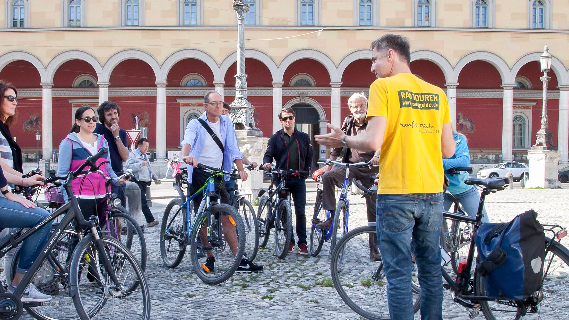Stadtführung mit Fahrrad für 6 München