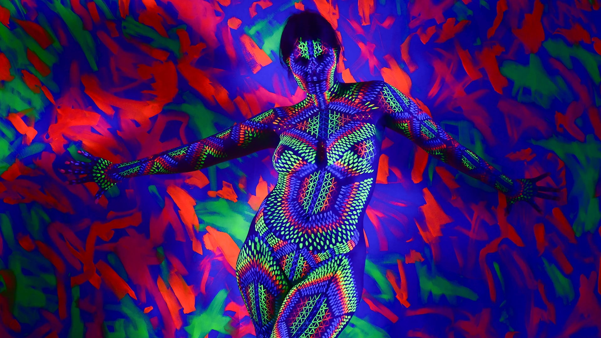 UV-Effekt-Bodypainting Farchant