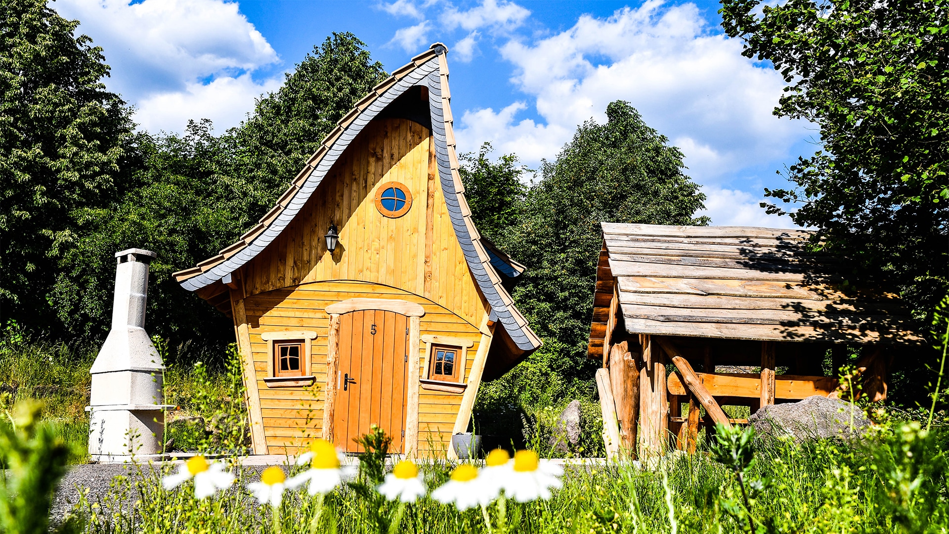 Übernachten im Hexenhaus im Feriendorf Auenland für bis zu 4 (2 Nächte)
