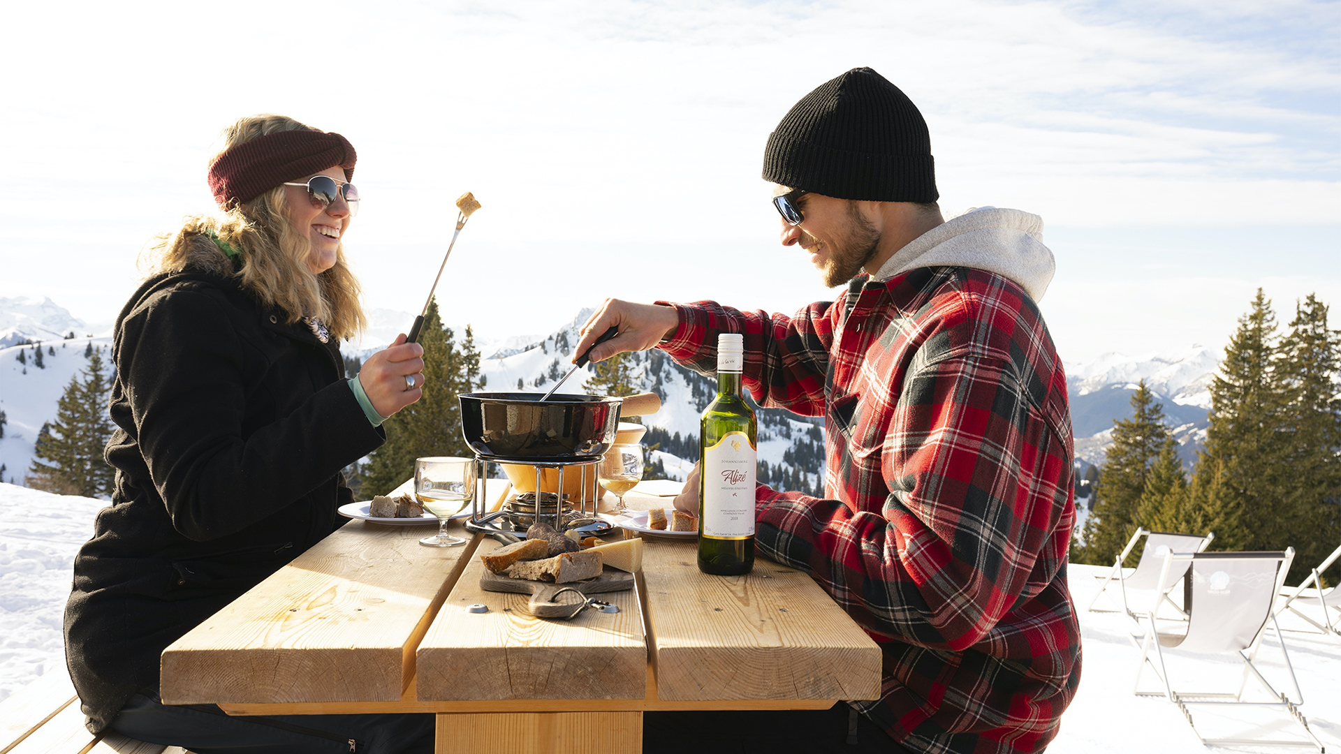Übernachtung im Romantik-Iglu Gstaad für 2 (1 Nacht)