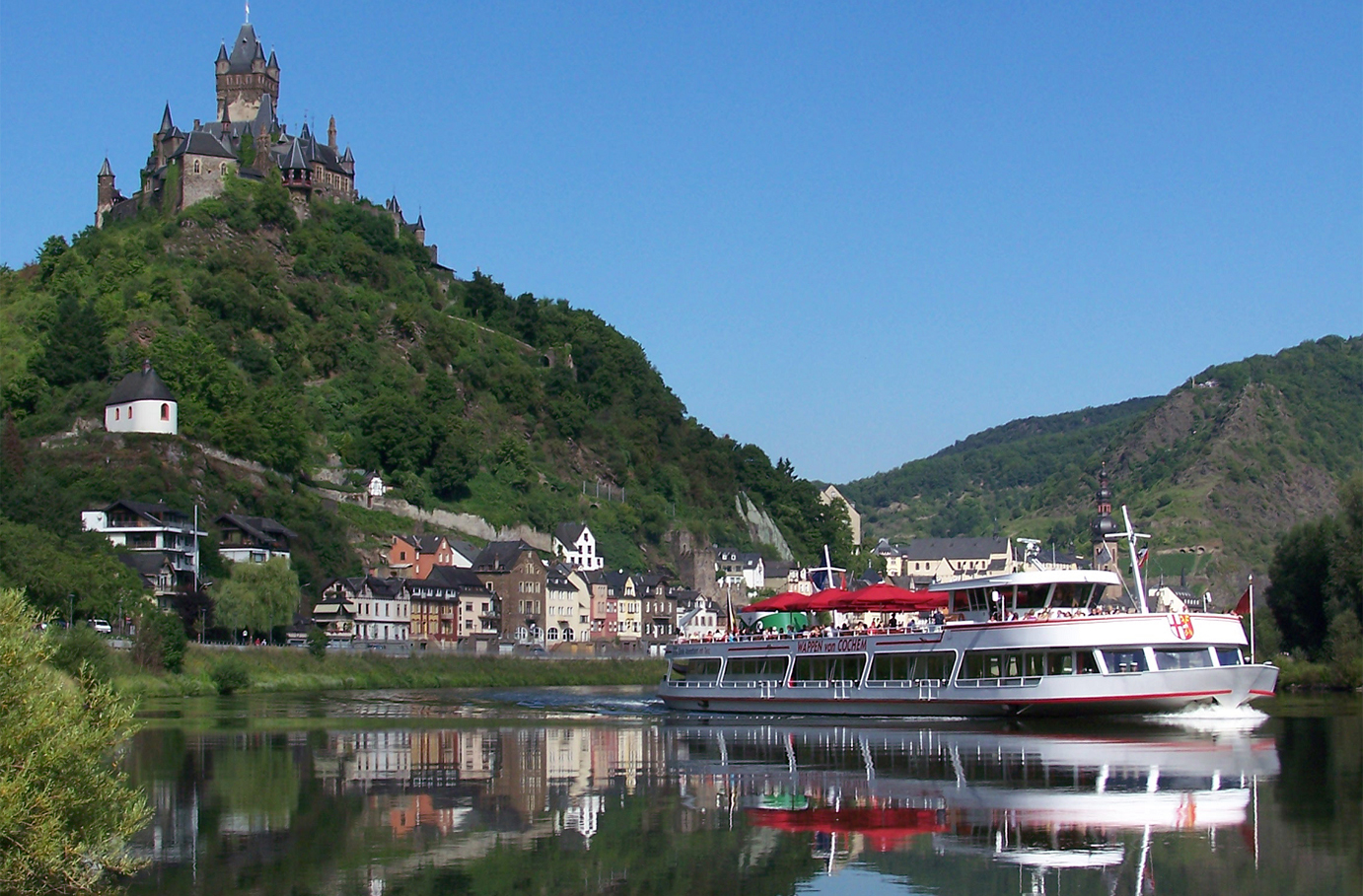 Weinausflug und Schifffahrt auf der Mosel Klotten