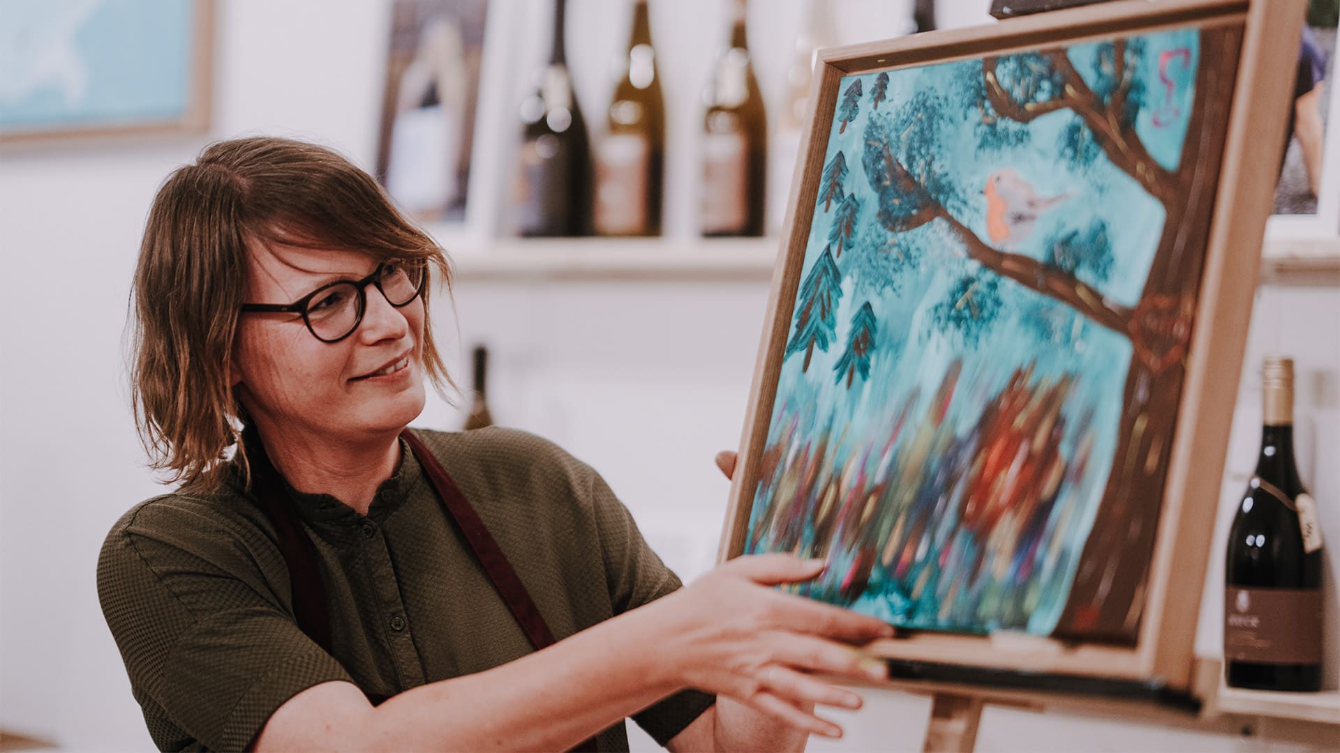 Weinprobe & Malkurs Frankfurt (Nordend)