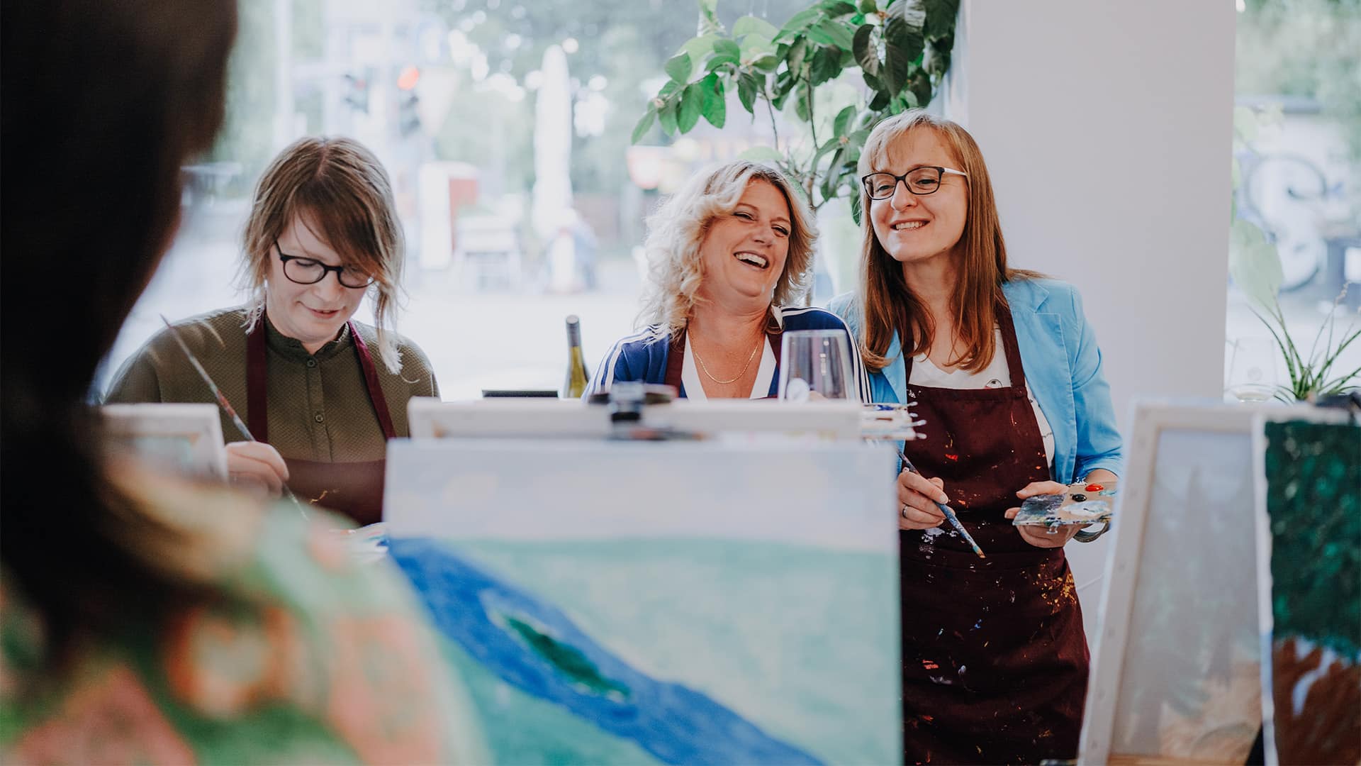 Weinprobe & Malsession Berlin