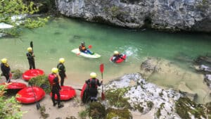 Wildwasser-Tubing Abtenau-Voglau für 2
