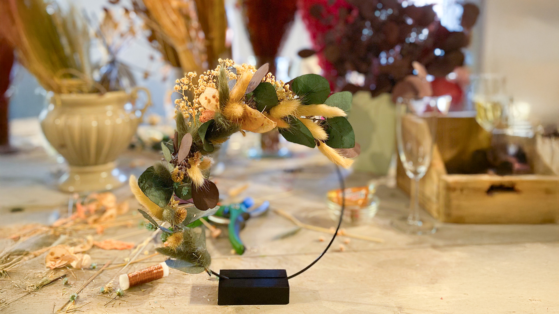 Workshop Bottrop (Trockenblumen-Ring)