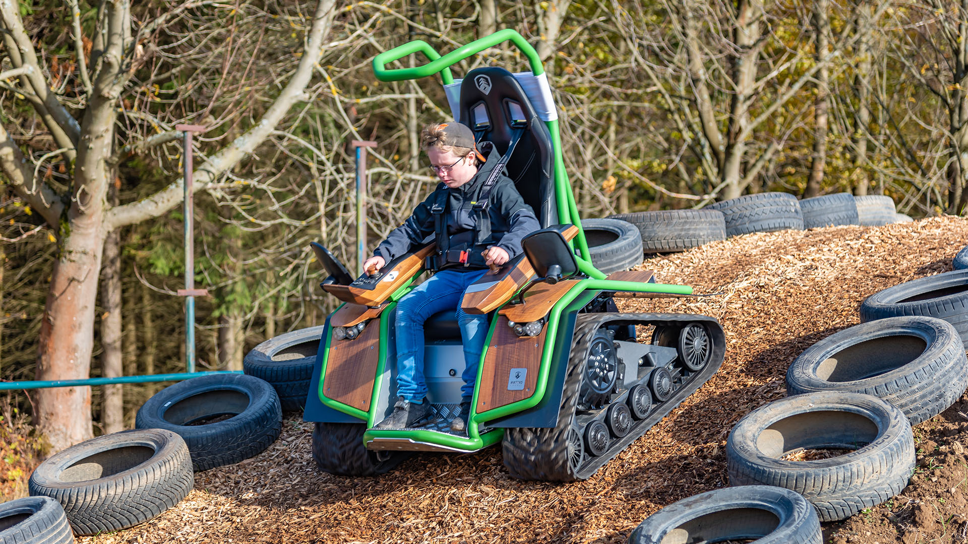 Ziesel fahren Stiege (15 Min.)