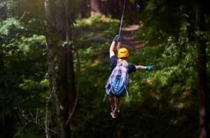 Zipline-Park im Pfälzerwald